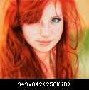 redhead girl   ballpoint pen by vianaarts-d5531ab