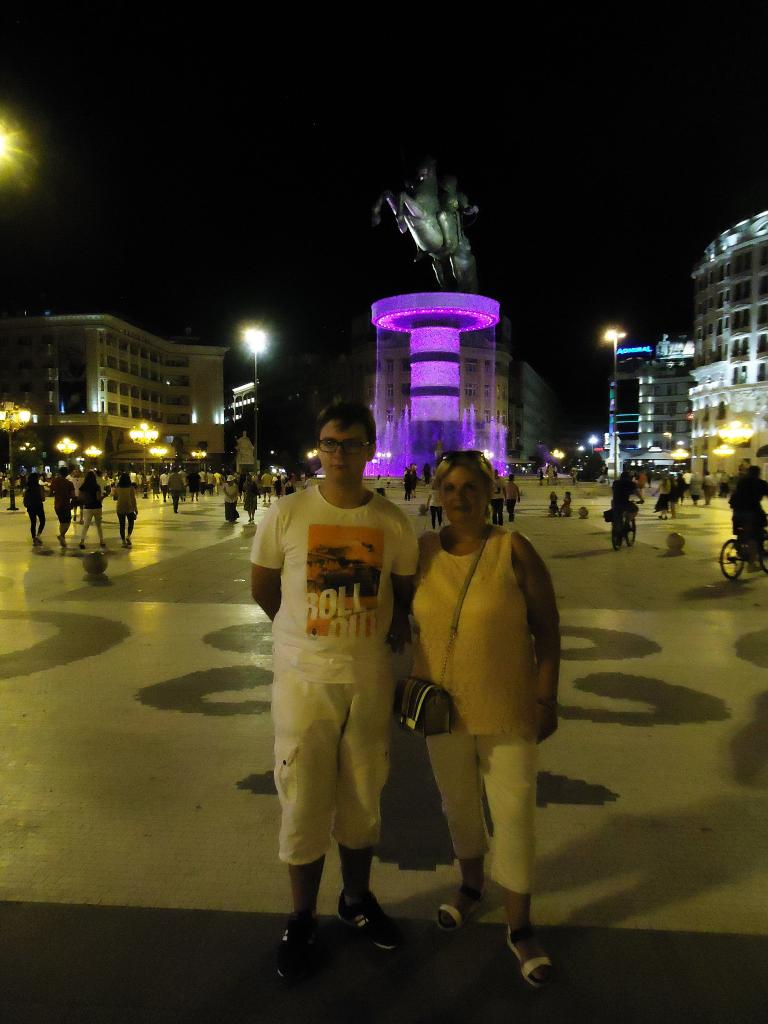 площадь Македония. Александр во всей красоте