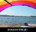 август 2005. Севастополь. вид с причала яхт-клуба на бухту Омега
