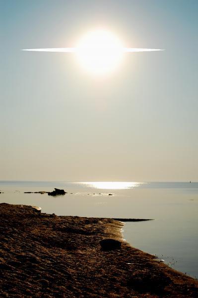 рассвет на море